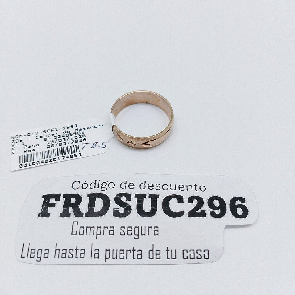ARGOLLA ORO 8 K 2.1 GRMS (SEMINUEVO)