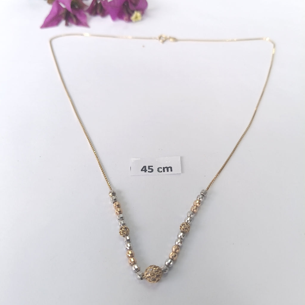 GARGANTILLA ORO,ORO COMBINADO 10 K 3,40 GRMS (SEMINUEVO)