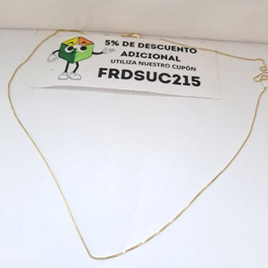 CADENA VENECIANA 2.5G 55 CM (NUEVO)