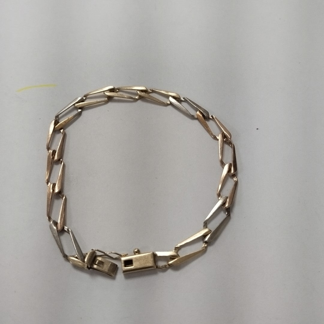 PULSERA ORO COMBINADO 10 K 7,60 GRMS (SEMINUEVO)