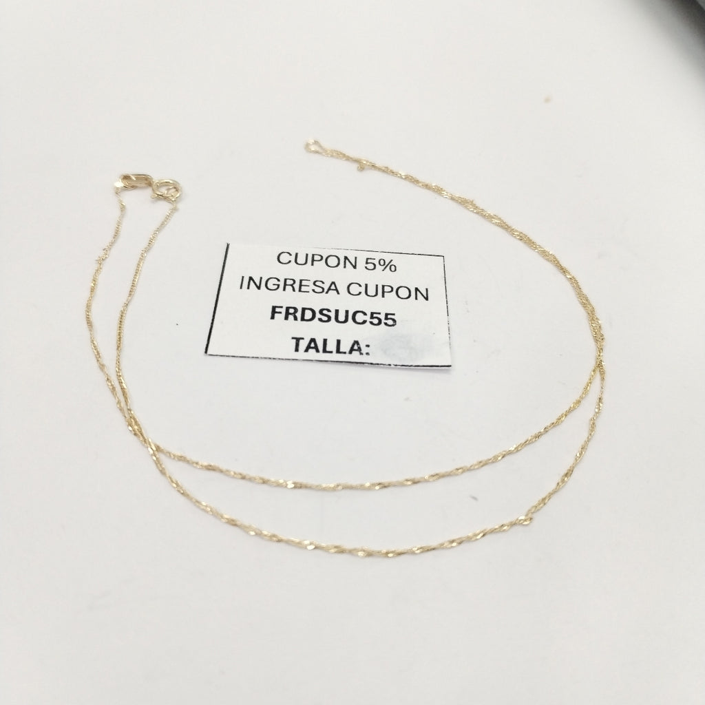 CADENA ORO 14 K 0,60 GRMS (SEMINUEVO)