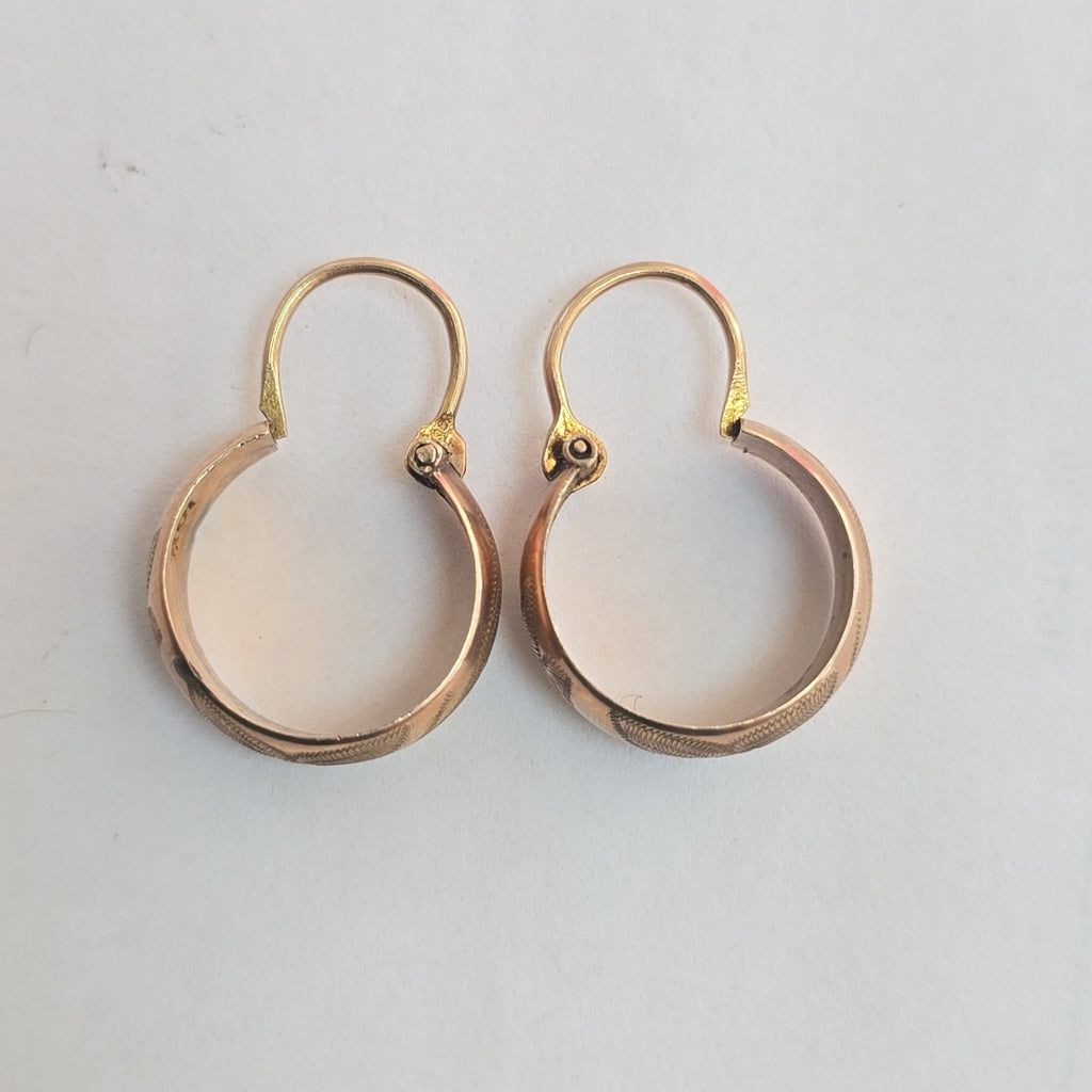 ARRACADAS PAR ORO 10 K 2.6 GRMS (SEMINUEVO)