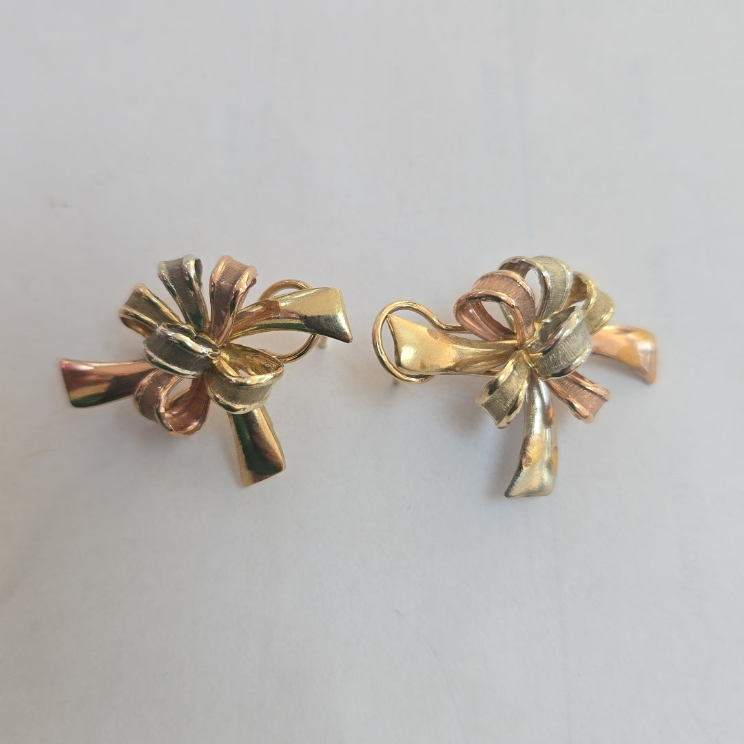 ARETES PAR ORO 14 K 6.5 GRMS (SEMINUEVO)