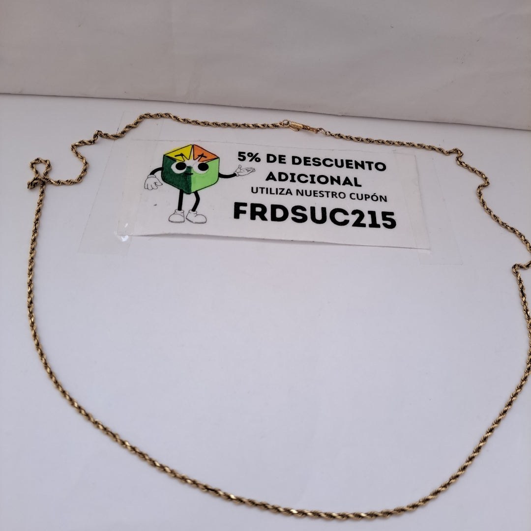 CADENA ORO 14 K 9,10 GRMS (SEMINUEVO)