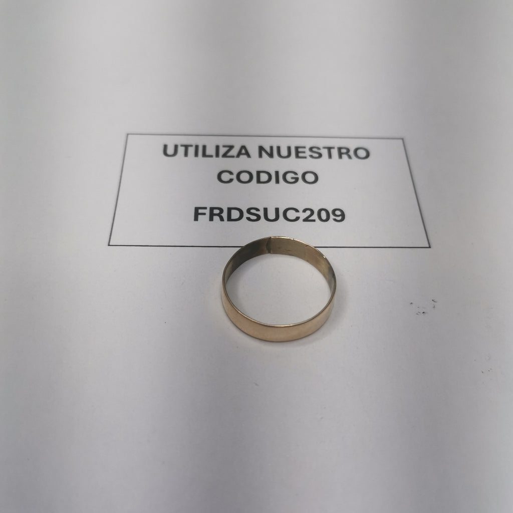 ARGOLLA ORO 10 K 1.8 GRMS (SEMINUEVO)