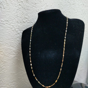CADENA ORO COMBINADO 10 K 1.2 GRMS (SEMINUEVO)