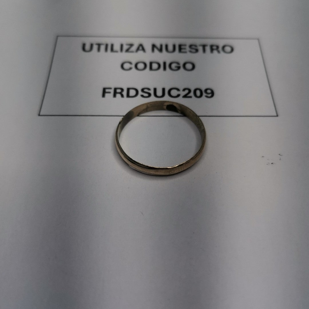 ARGOLLA ORO 10 K 1.4 GRMS (SEMINUEVO)