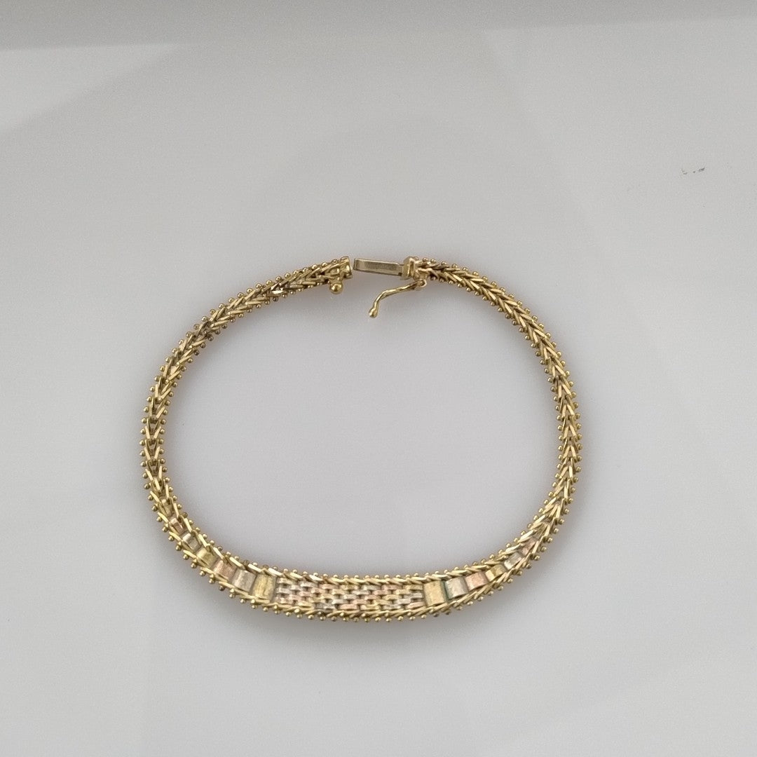 PULSERA ORO 14 K 7.9 GRMS (SEMINUEVO)
