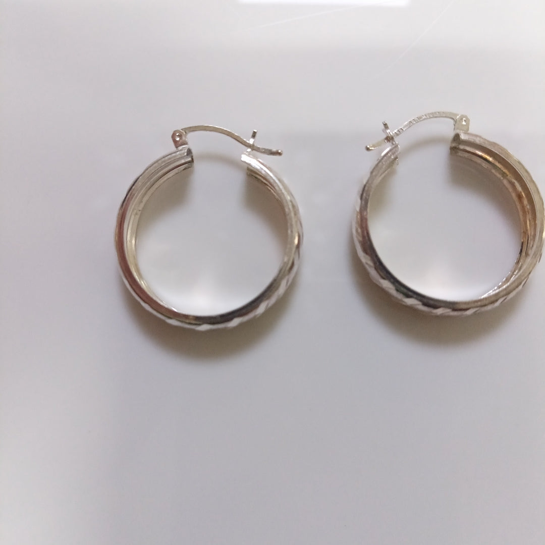 ARRACADAS PAR PLATA 3.9 GRMS (SEMINUEVO)