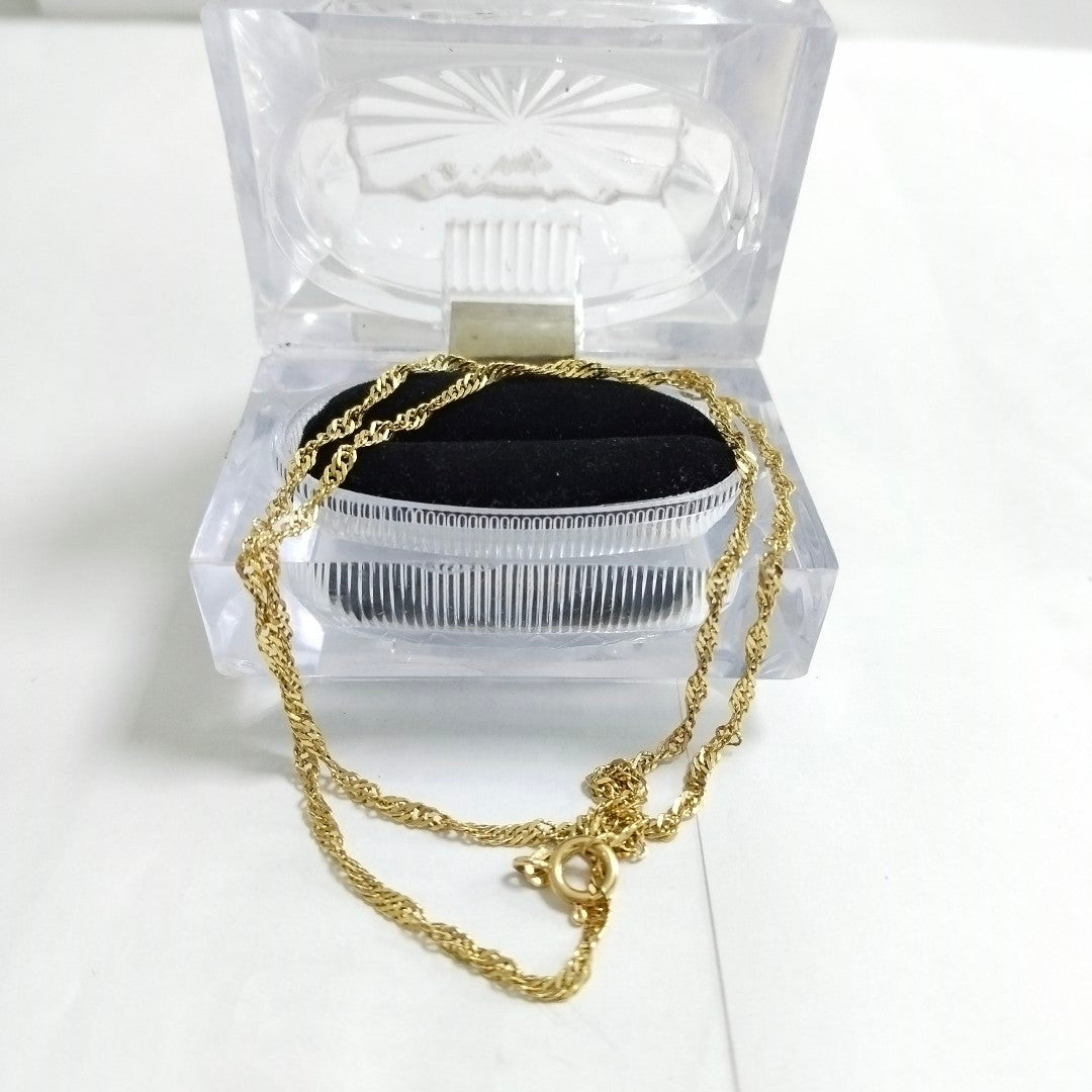 CADENA ORO 18 K 5.5 GRMS (SEMINUEVO)
