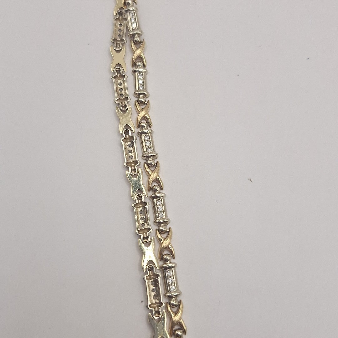 GARGANTILLA ORO, ORO COMBINADO 14 K 21.8 GRMS (SEMINUEVO)