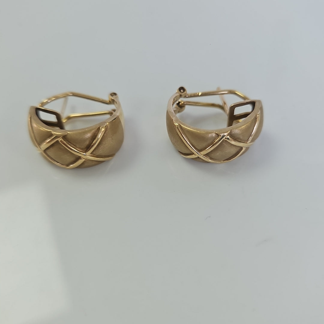 ARETES PAR ORO 14 K 10.1 GRMS (SEMINUEVO)