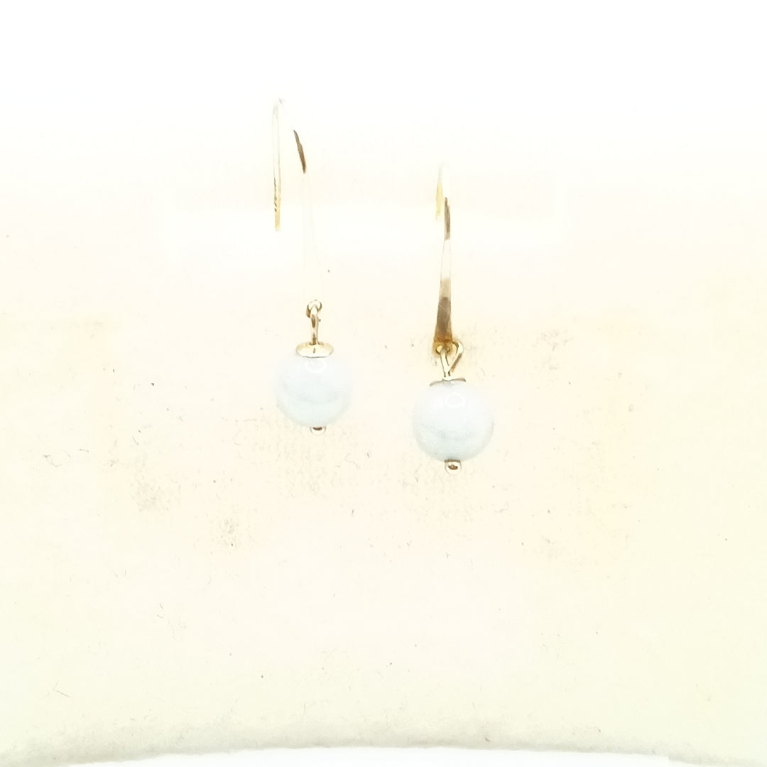 ARETES PAR ORO 14 K 1.1 GRMS (SEMINUEVO)