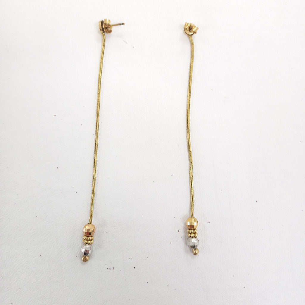 BROQUELES PAR ORO 14 K 3.8 GRMS (SEMINUEVO)