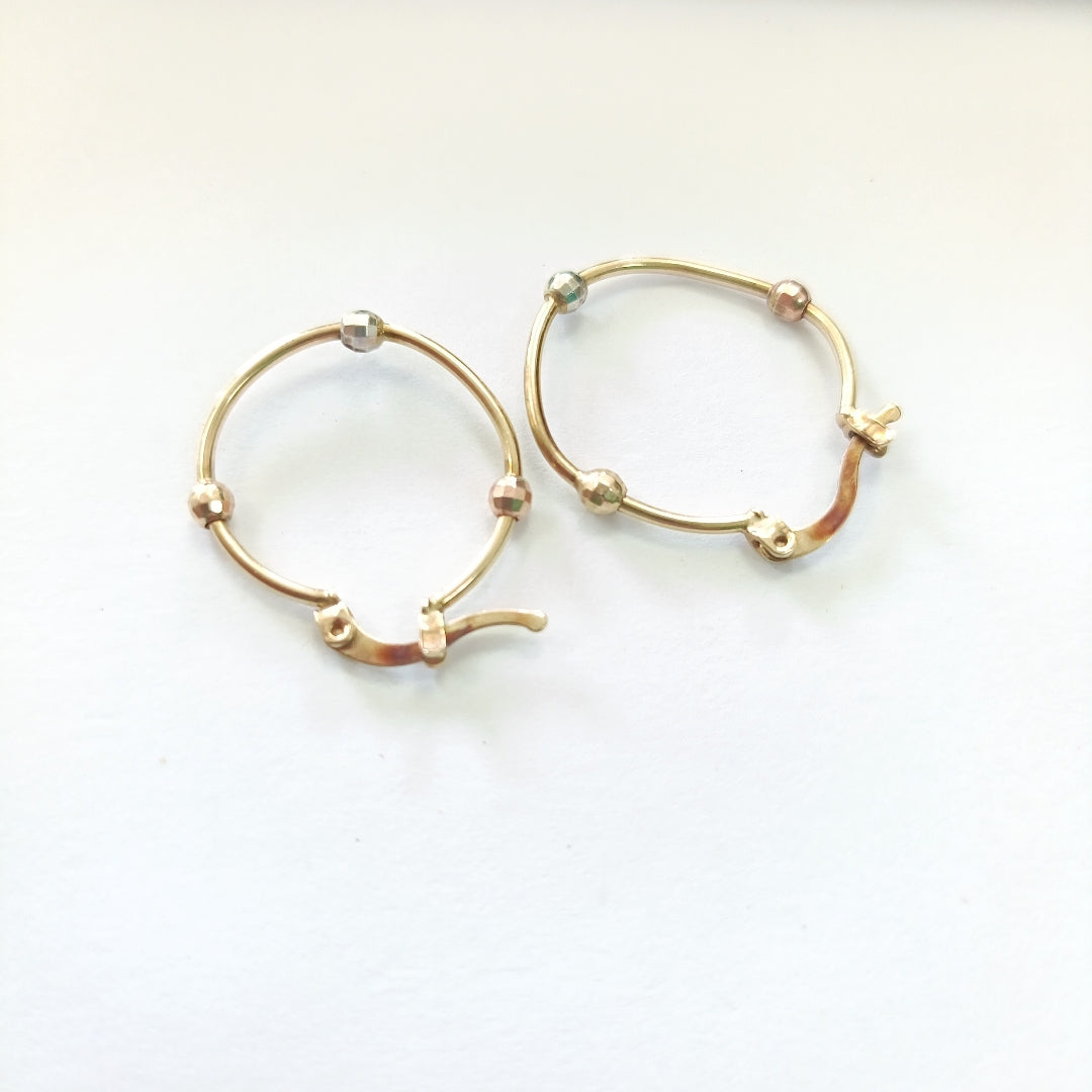 ARETES PAR ORO 10 K 1.7 GRMS (SEMINUEVO)