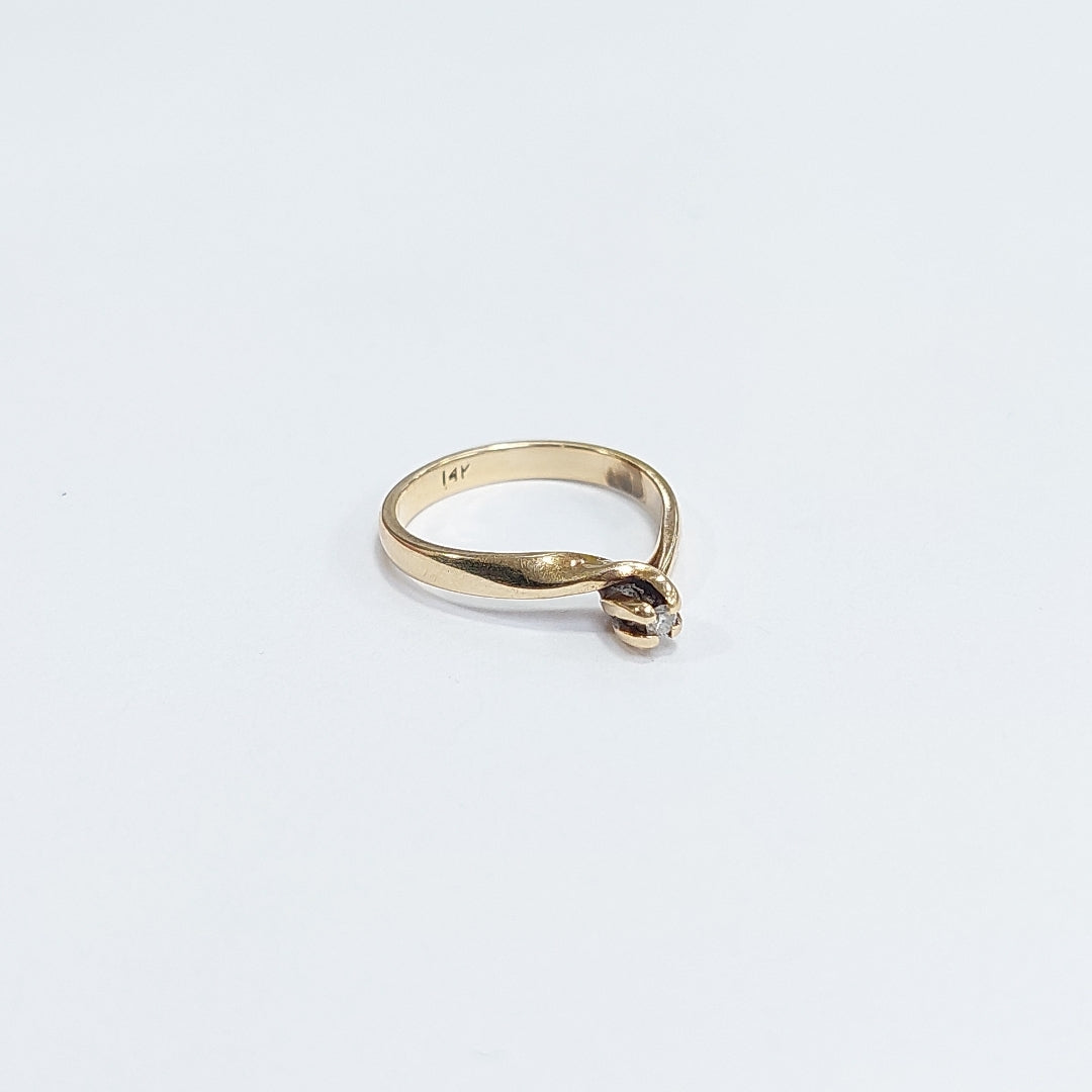 SOLITARIO ORO 14 K 2.1 GRMS (SEMINUEVO)