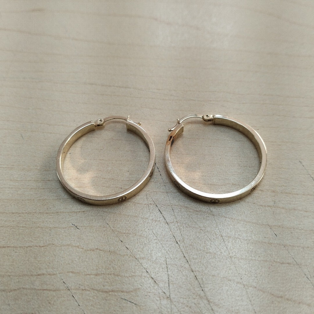ARRACADAS PAR ORO 14 K 3.4 GRMS (SEMINUEVO)