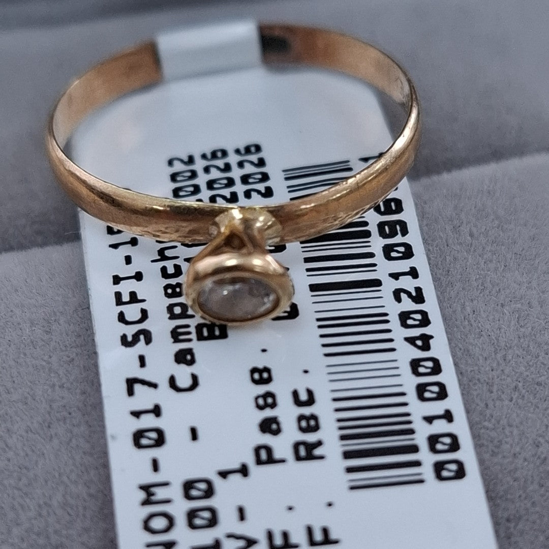ANILLO ORO 10 K 1,00 GRMS (SEMINUEVO)