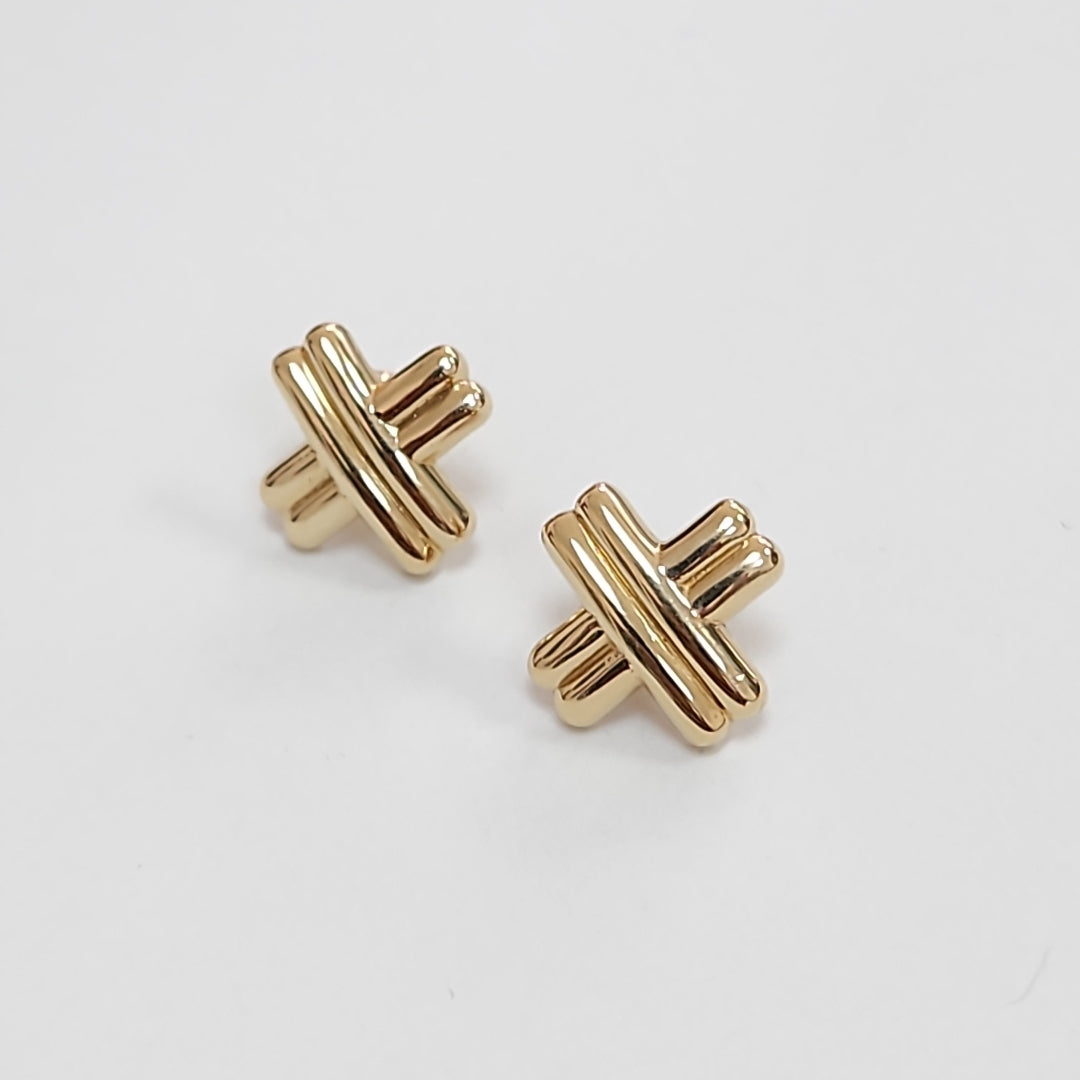 BROQUELES PAR ORO 14 K 1.6 GRMS (SEMINUEVO)