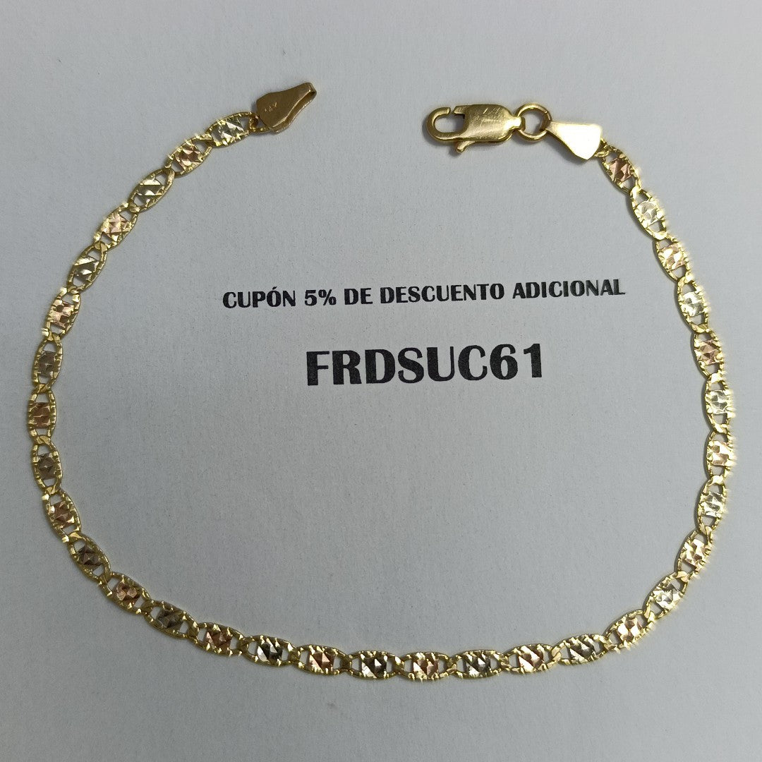 PULSERA ORO 14 K 2.4 GRMS (SEMINUEVO)