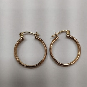 ARRACADAS PAR ORO 14 K 3.4 GRMS (SEMINUEVO)