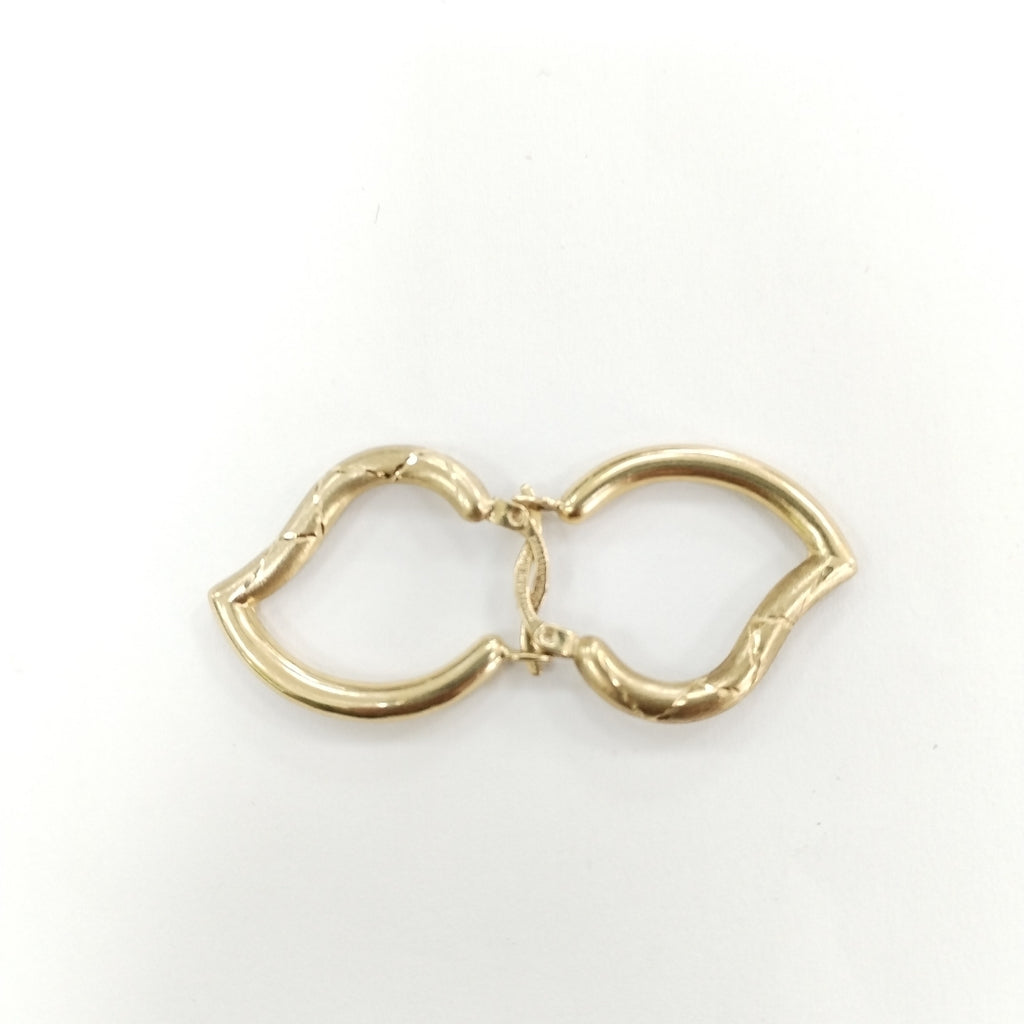 ARRACADAS PAR ORO 14 K 1.8 GRMS (SEMINUEVO)
