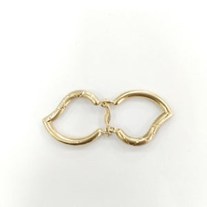 ARRACADAS PAR ORO 14 K 1.8 GRMS (SEMINUEVO)
