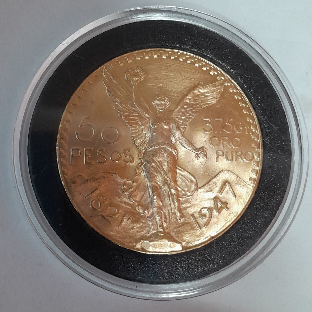 K1 41.6 GRMS 21 K IDENTIFICACIÓN MONEDA NOMINATIVA MATERIALES ORO CANTI (SEMINUEVO)