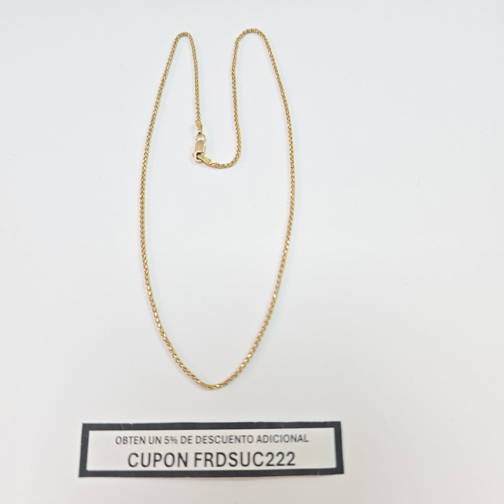 CADENA ORO 14 K 3.4 GRMS (SEMINUEVO)