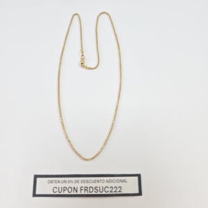 CADENA ORO 14 K 3.4 GRMS (SEMINUEVO)