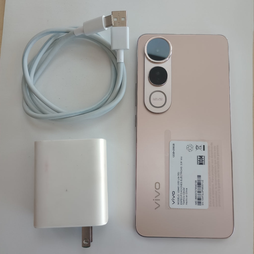 CELULAR VIVO V50 LITE 5G V2440 (2025) 256 GB 12 GB RAM (SEMINUEVO)