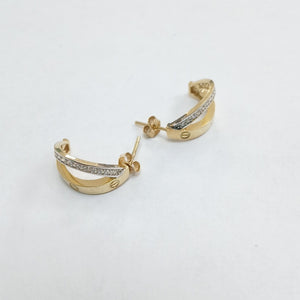 ARETES PAR ORO 14 K 5.7 GRMS (SEMINUEVO)
