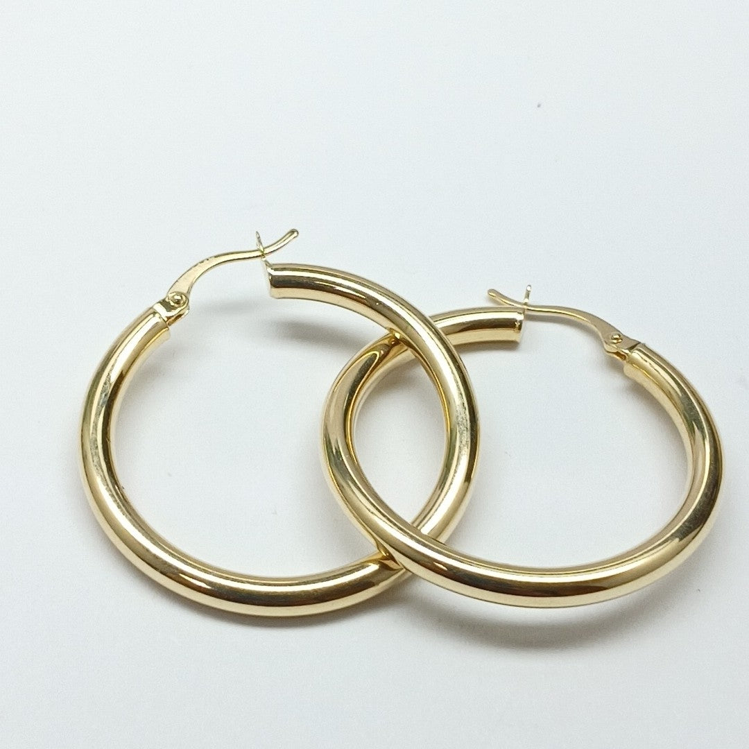 ARRACADAS PAR ORO 14 K 2.7 GRMS (SEMINUEVO)