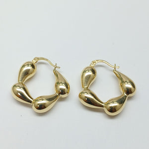 ARRACADAS PAR ORO 14 K 3.9 GRMS (SEMINUEVO)