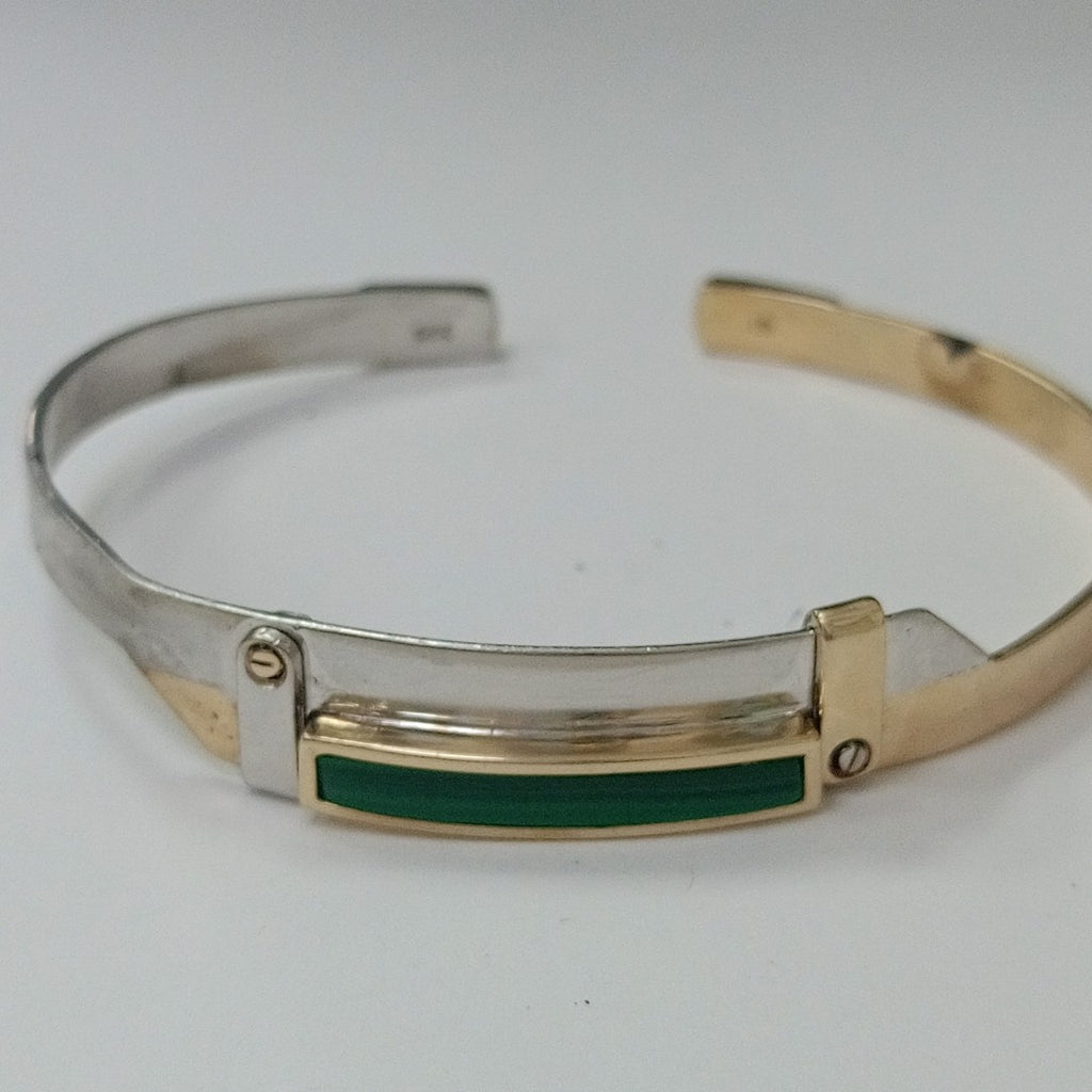 BRAZALETE ORO, ORO BLANCO, ORO COMBINADO 14 K 19.6 GRMS (SEMINUEVO)
