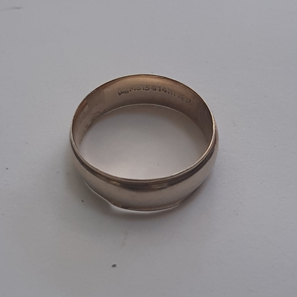 ARGOLLA ORO COMBINADO 14 K 2.5 GRMS (SEMINUEVO)
