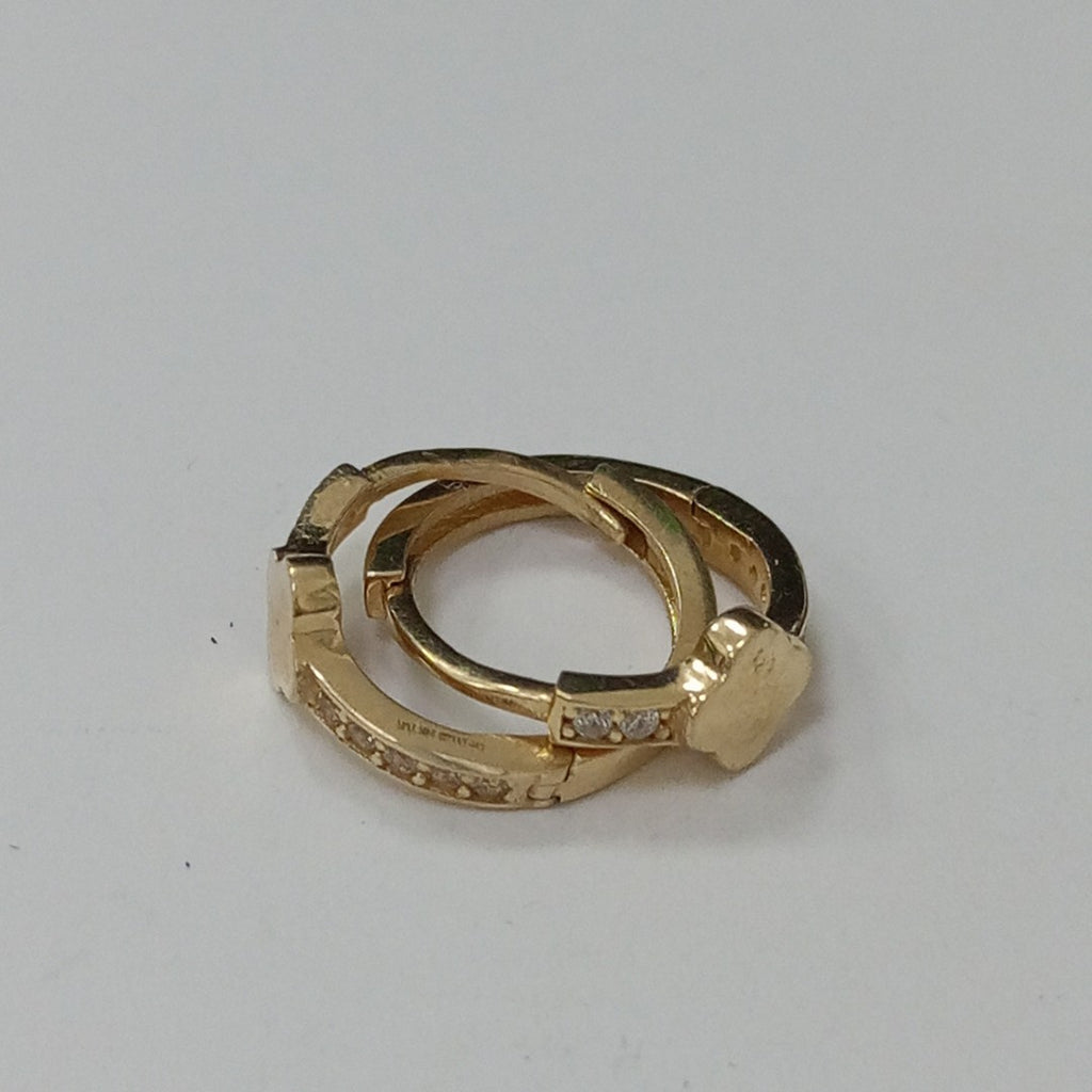 ARRACADAS PAR ORO 14 K 2.1 GRMS (SEMINUEVO)