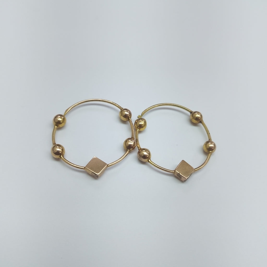 ARRACADAS PAR ORO 8 K 3.9 GRMS (SEMINUEVO)