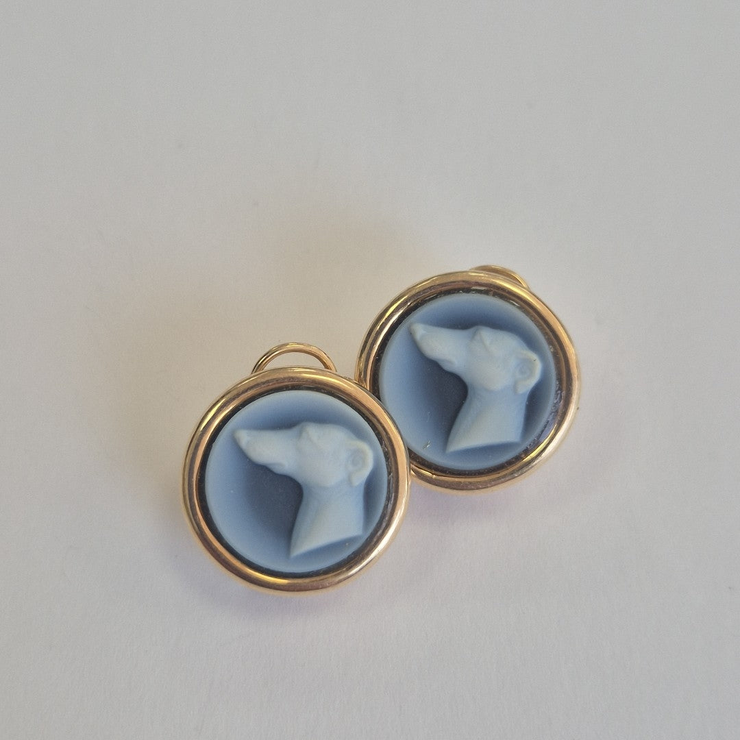 ARETES PAR ORO 14 K 11,30 GRMS (SEMINUEVO)