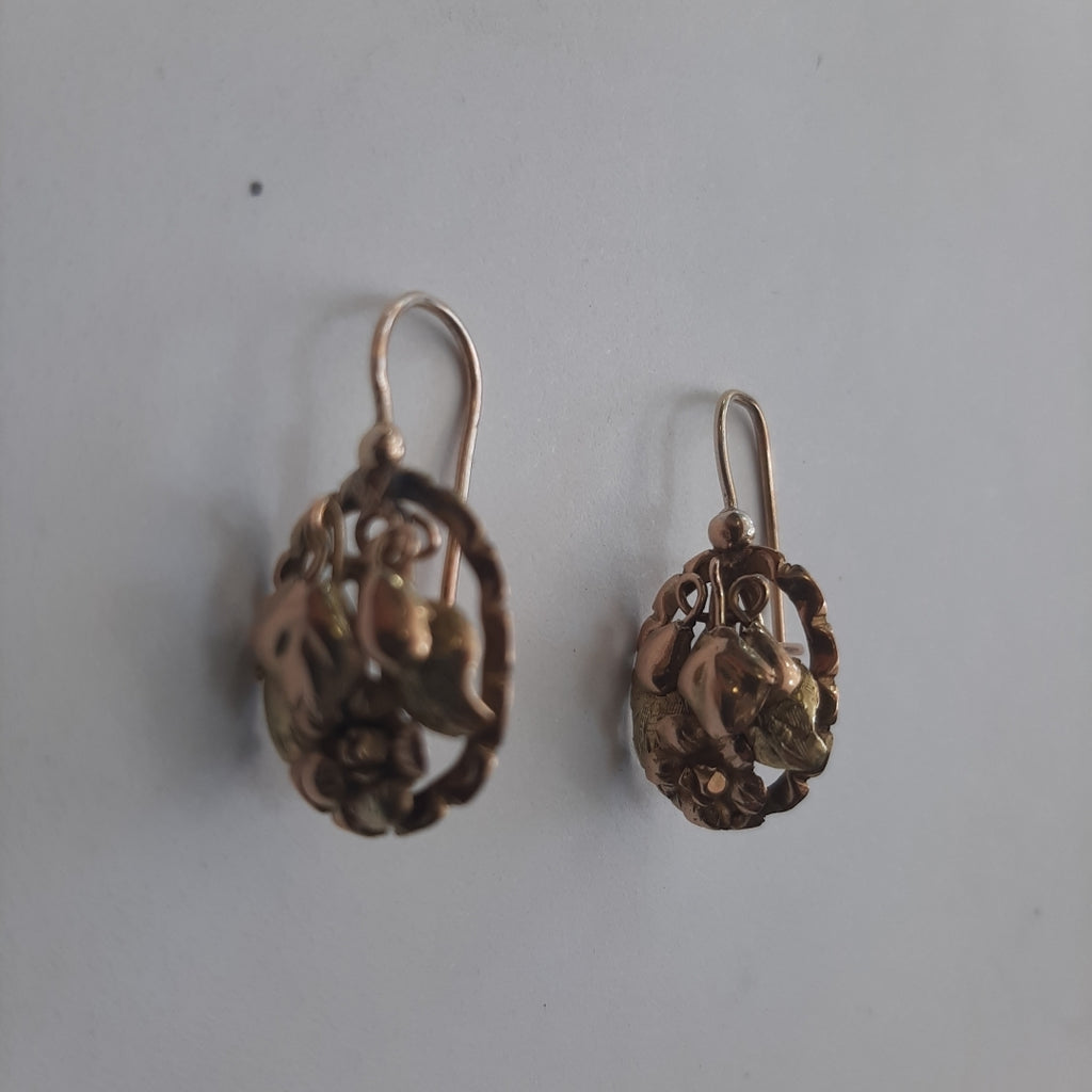 ARETES PAR ORO 8 K 2.1 GRMS (SEMINUEVO)