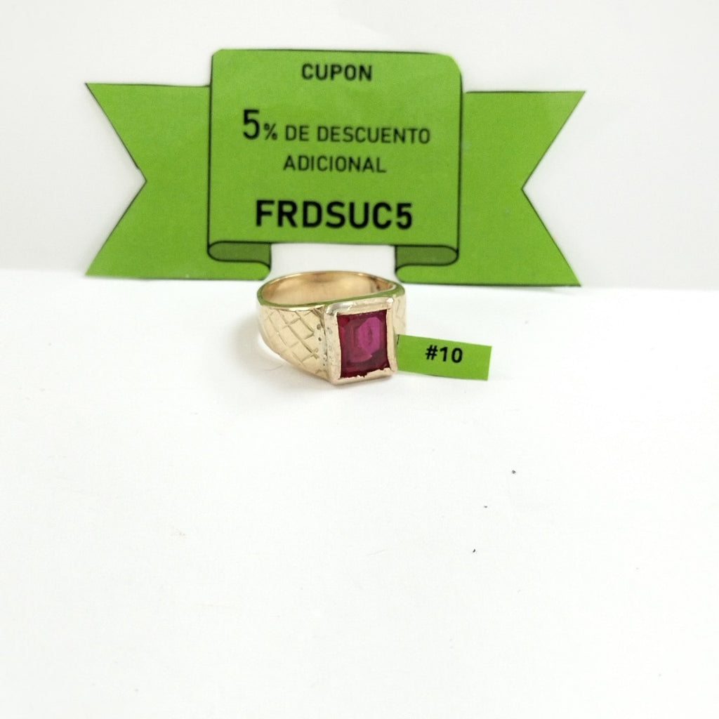 ANILLO ORO 10 K 8,30 GRMS (SEMINUEVO)