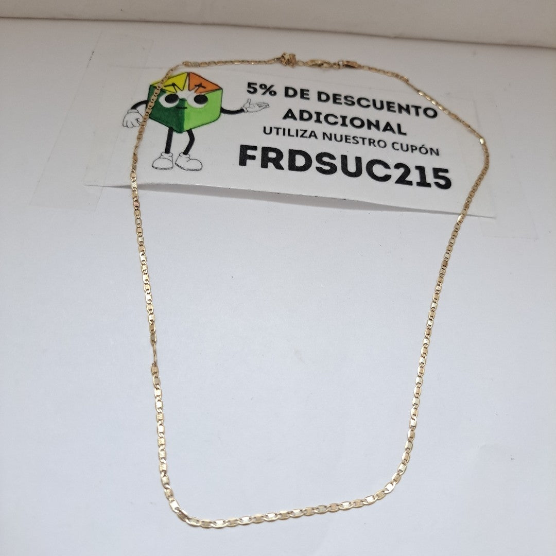 CADENA ORO COMBINADO 10 K 2,40 GRMS (SEMINUEVO)