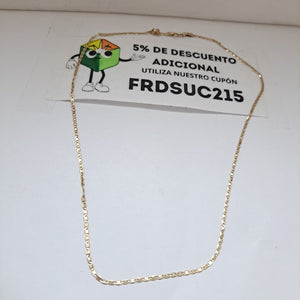 CADENA ORO COMBINADO 10 K 2,40 GRMS (SEMINUEVO)