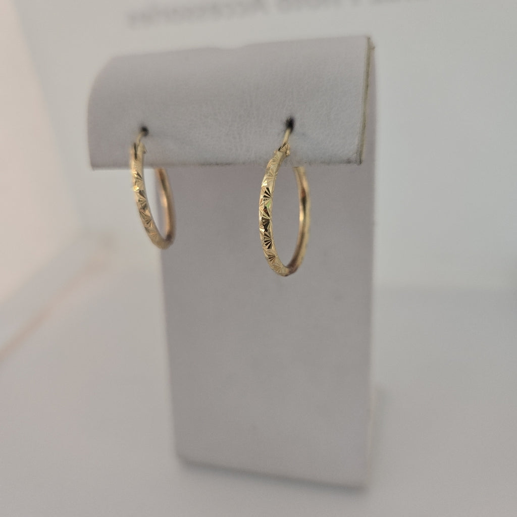 ARRACADAS PAR ORO 10 K 1,80 GRMS (SEMINUEVO)