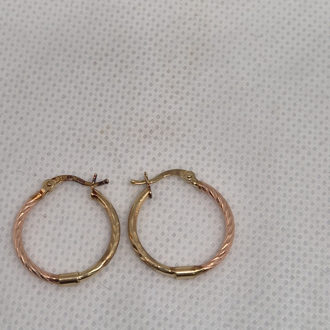 ARRACADAS PAR ORO COMBINADO 10 K 1.3 GRMS (SEMINUEVO)