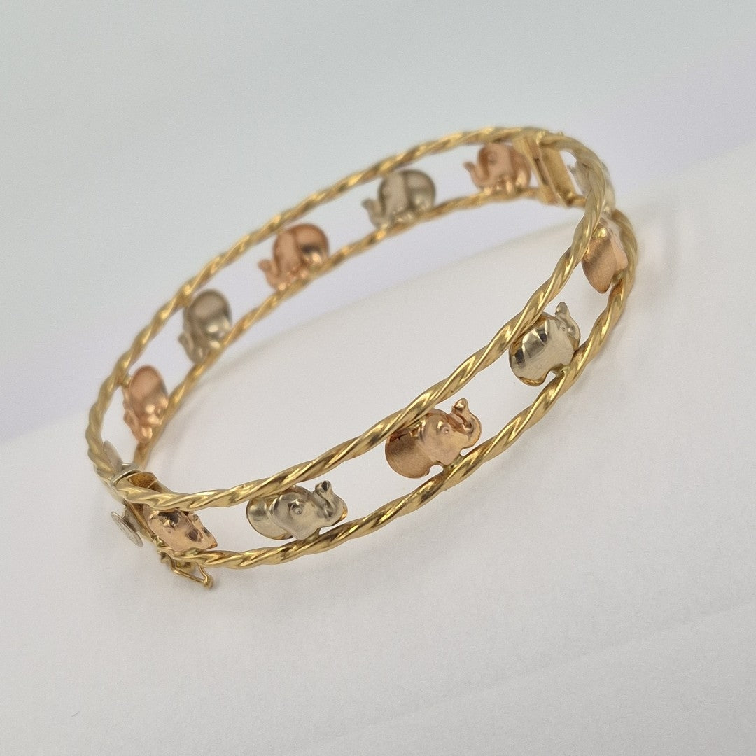 PULSERA ORO, ORO COMBINADO 18 K 8 GRMS (SEMINUEVO)