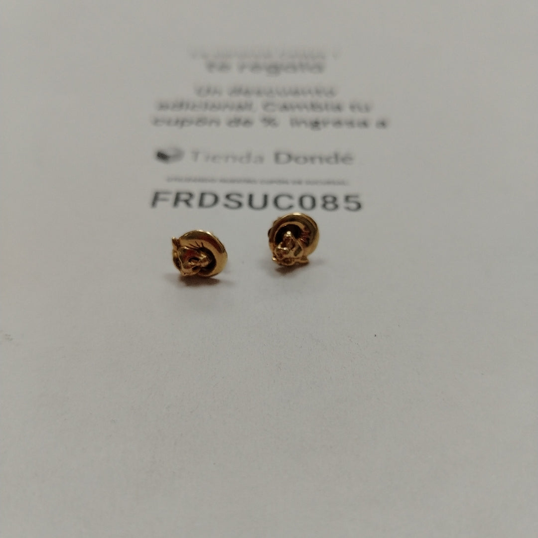 BROQUELES PAR ORO 10 K 1,80 GRMS (SEMINUEVO)