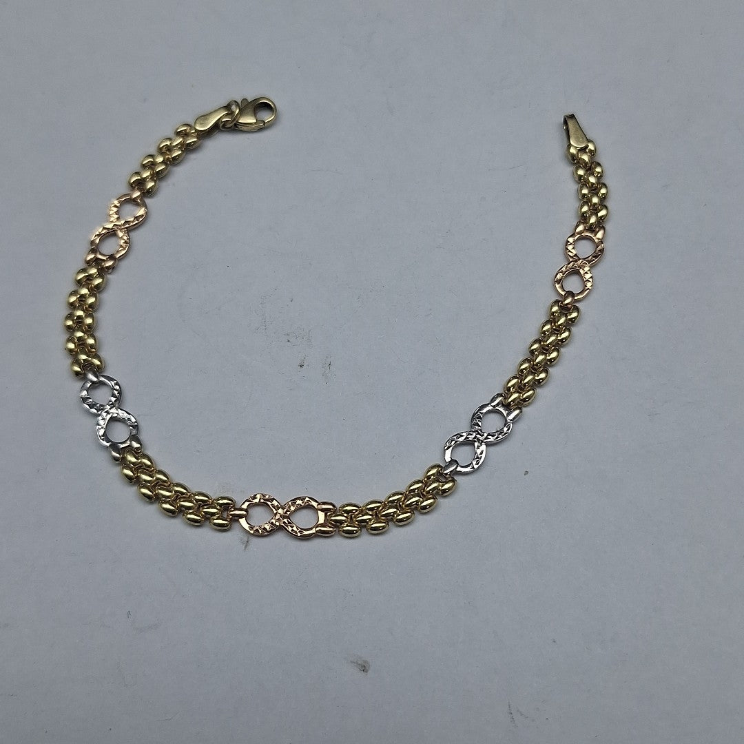 PULSERA ORO 14 K 4.6 GRMS (SEMINUEVO)
