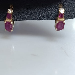 ARETES PAR ORO 10 K 3,80 GRMS (SEMINUEVO)