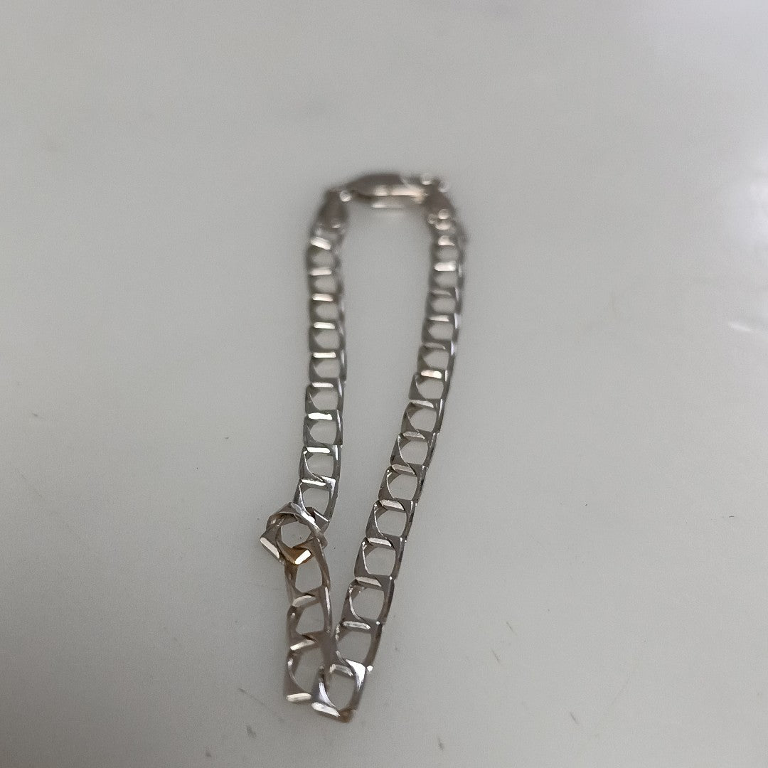 PULSERA ORO BLANCO 14 K 3,50 GRMS (SEMINUEVO)